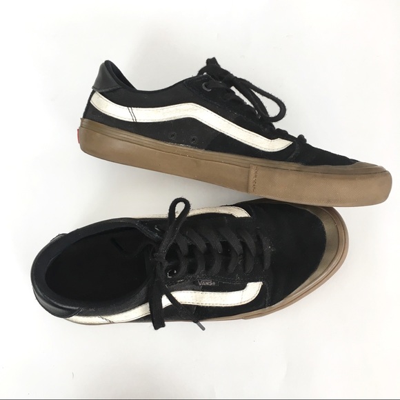 vans black rubber gum
